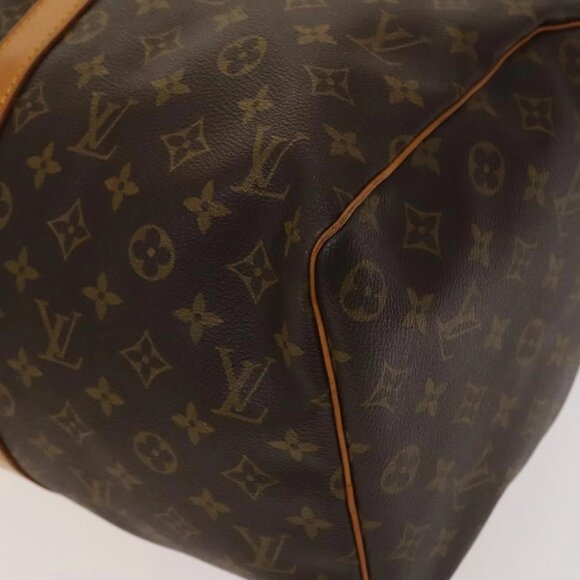 LOUIS VUITTON Monogram Keepall 55 Boston Bag M41424 LV Auth 134846 - Picture 4 of 16